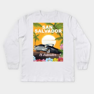 San Salvador "El Salvador" Kids Long Sleeve T-Shirt